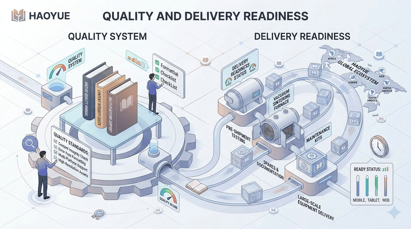 Quality and delivery readiness system